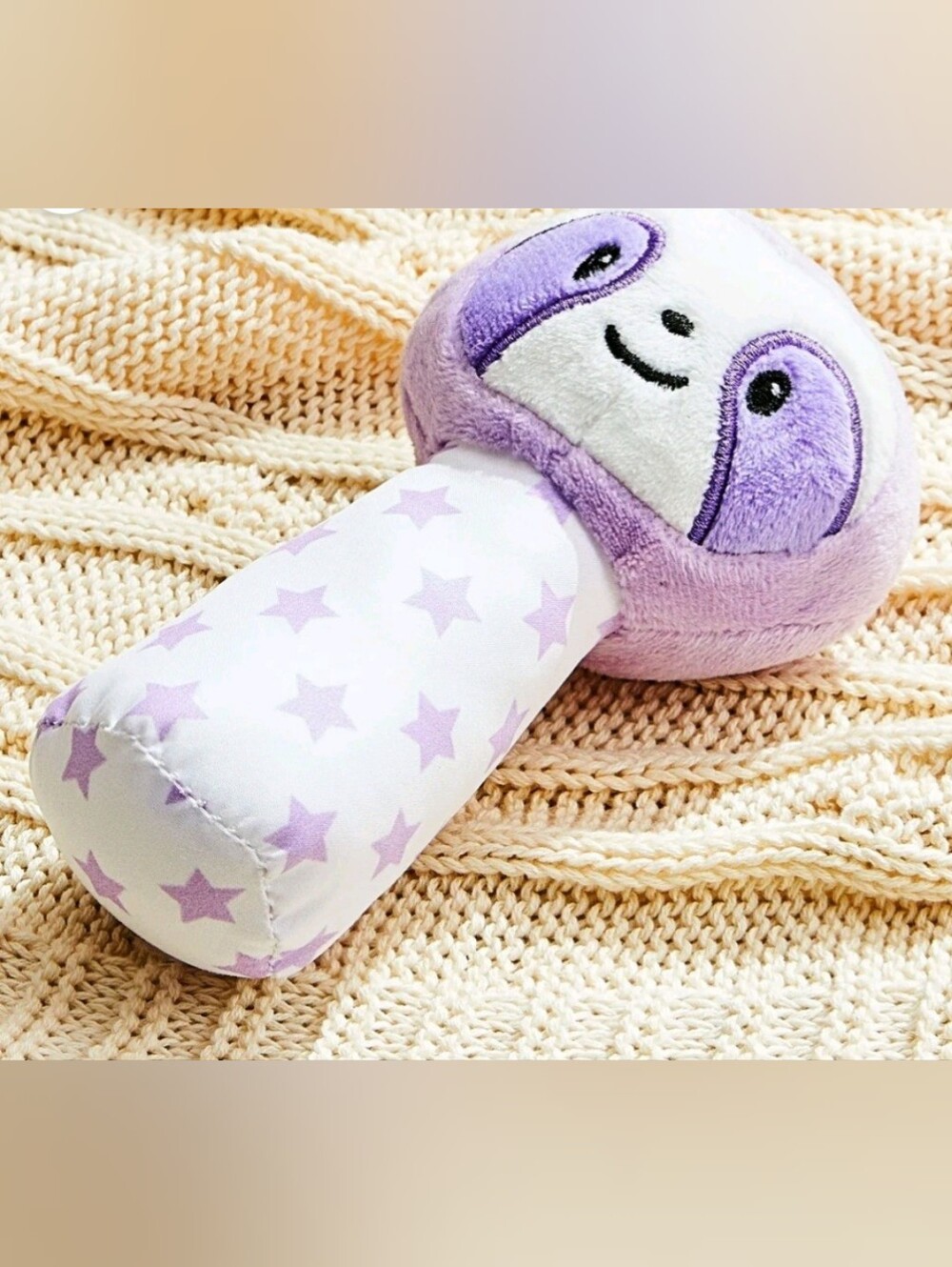 Spark Create Imagine Purple Star Sloth Rattle - Picture 3 of 14
